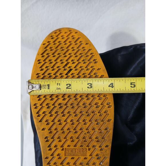 Hermes Mens High Top Sneakers Black Leather EU 41‎ Modern Detail w BOX AUTHENTIC main image 5